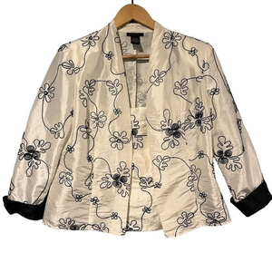 Metaphor‎  Women’s Two Piece Embroidered Bustier & Jacket Top Size 14